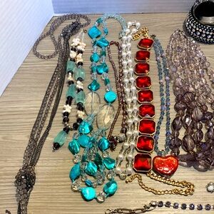 Necklaces and bracelets stash !! Dress up